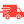 A small red delivery truck icon against a transparent background. The icon depicts a simplified side view of a truck that would provide auto glass repair services in Minnesota. 